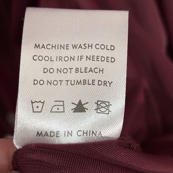 Baltic Born Maxi Wrap Velvet Dress Meghan Wedding Holiday Party Burgundy Size XL - Picture 12 of 13